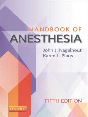 cover image of Handbook of Anesthesia--E-Book